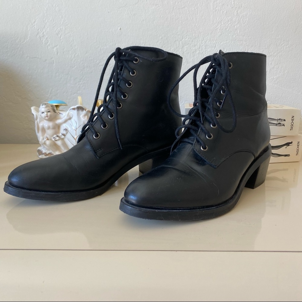 Jeffrey Campbell Gamin Lace Up Bootie